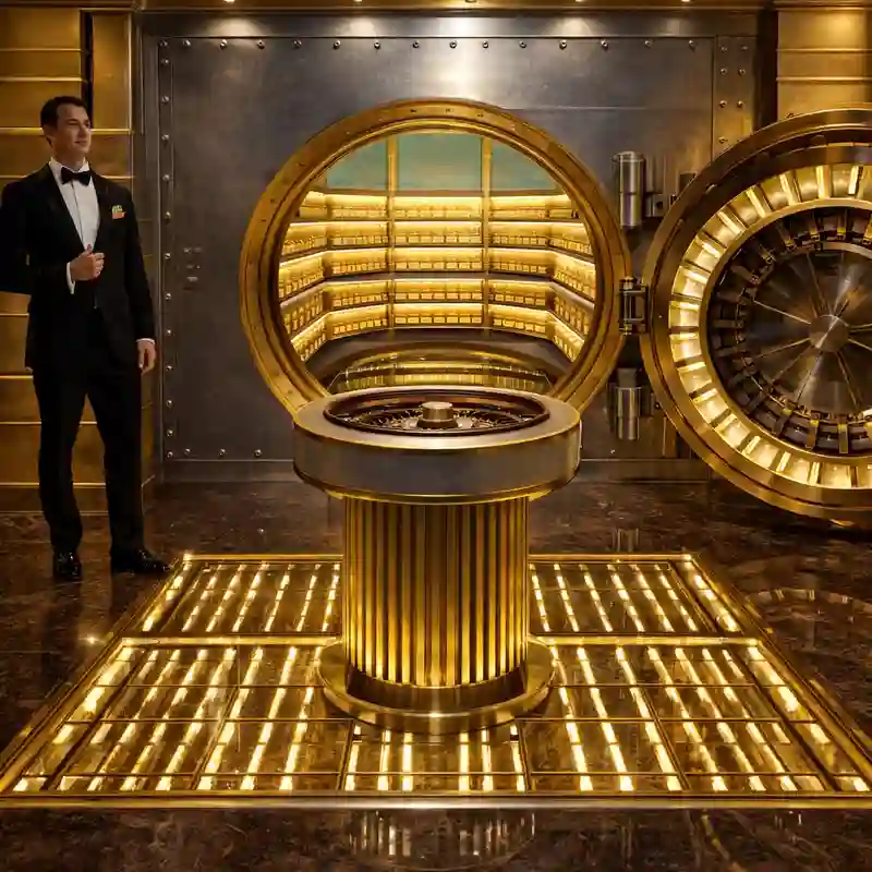 Gold Vault Roulette j1bet online casino game