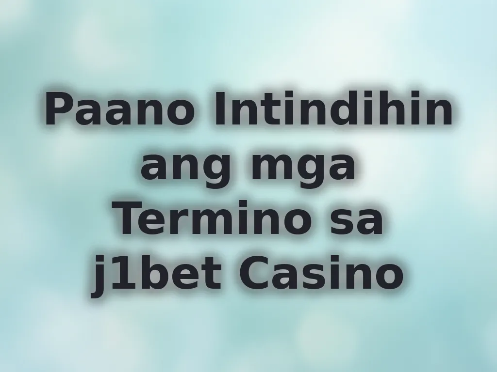 Termino sa betting